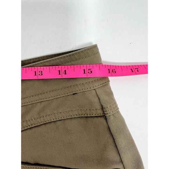 PrAna Men’s Size M 32x9 Breathe Short Brown Belted Hiking Outdoor - Picture 7 of 8